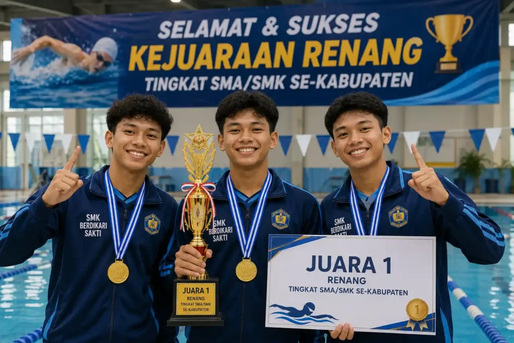 Juara 1 Renang Se-Kabupaten